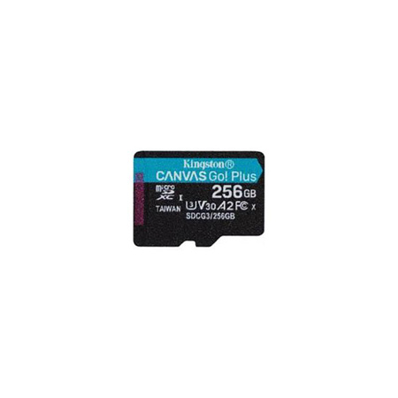 Kingston Canvas Go Plus Micro SDXC - Paměťová karta 256 GB Class 10 UHS-I U3 90/170 MB/s