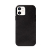 Crong Essential Cover - iPhone 12 / iPhone 12 Pro eco bőr tok (fekete)
