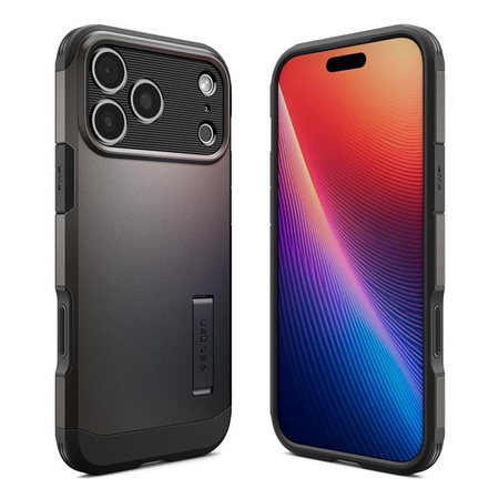 ETUI DO IPHONE 17 PRO do MAGSAFE SPIGEN ARMOR ORYGINALNE SZARE ELEGANCKIE