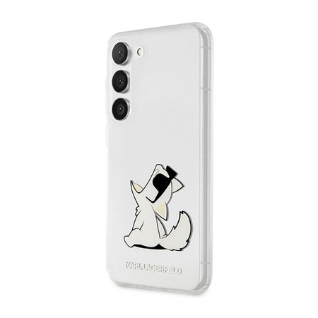 Karl Lagerfeld Choupette Fun - Hülle für Samsung Galaxy S23+ (Klar)