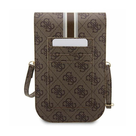 Guess 4G Stripes - Crossbody telefontáska (barna)