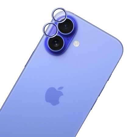 3mk HARDY Lens Protection Pro - Camera Lens Glass for iPhone 17 (Light Blue)