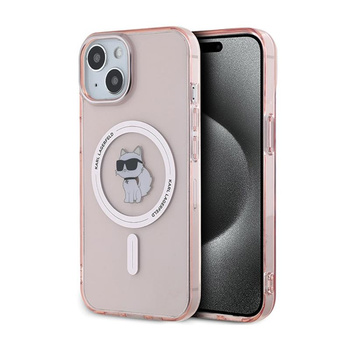 Karl Lagerfeld IML Choupette MagSafe - Case for iPhone 14 / 15 / 13 (Pink)