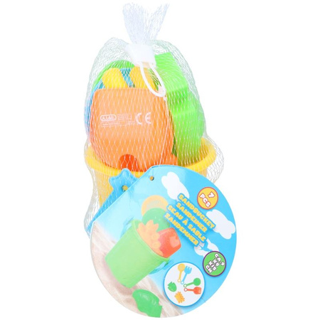 Eddy toys - Vödör + homokformázó készlet (sárga és kék)