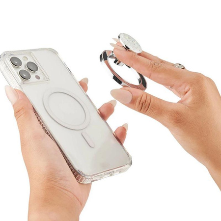 Case-Mate Magnetic Mini Grip - MagSafe držadlo na prst s funkcí stojánku (Twinkle Diamond)