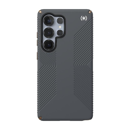 Speck Presidio2 Grip Magnet - Samsung Galaxy S25 Ultra MagSafe tok (szénszürke/hideg bronz/fehér)