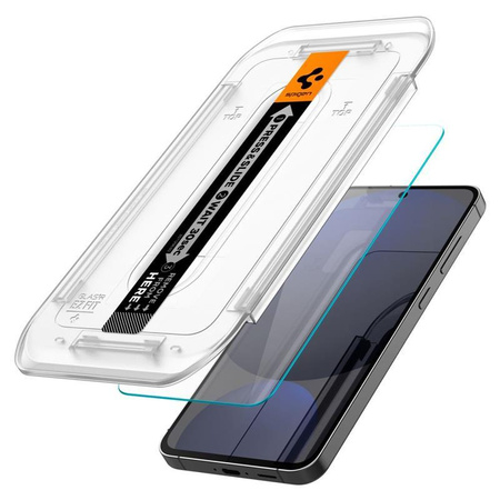 Spigen GLAS.TR EZ FIT 2er-Pack - gehärtetes Glas für Samsung Galaxy S24 FE (2 Stück)