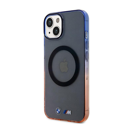 BMW Gradient Bumper MagSafe - Coque pour iPhone 14 Plus (Gris)