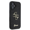 Guess Fixed Glitter Big 4G - iPhone 16 Case (black)