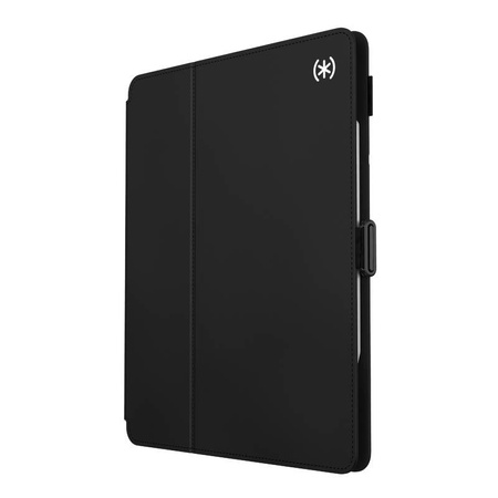 Speck Balance Folio - Étui pour iPad Pro 12.9" (2022-2018) avec revêtement MICROBAN avec aimant et support (Noir)