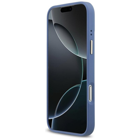 Guess 4G Strass Logo MagSafe - Pouzdro iPhone 17 Pro Max (Modrá)