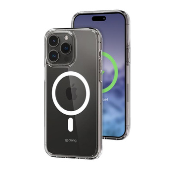 Crong Clear MAG Cover - pouzdro MagSafe pro iPhone 15 Pro Max (čiré)