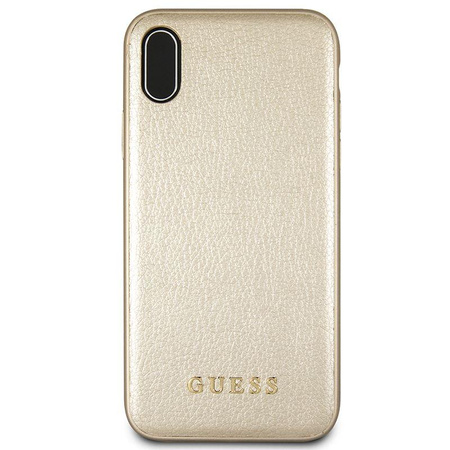 Guess Iridescent - Coque iPhone Xs / X (Or)