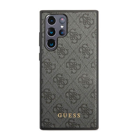 Guess 4G Metal Logo - Etui Samsung Galaxy S23 Ultra (szary)