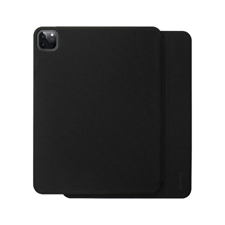 Crong FlexFolio - iPad Air 11" Tasche M3 (2025) / iPad Air 11" M2 (2024) / iPad Air 10.9" (5. - 4. Gen.) / iPad Pro 11" (2022-2021) mit Apple Pencil (schwarz)