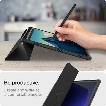 Spigen Ultra Hybrid Pro - Étui pour Samsung Galaxy Tab S9+ 12.4" (Noir)