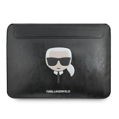 Karl Lagerfeld Ikonik Sleeve - Sacoche pour ordinateur portable 13" / 14" (Noir)