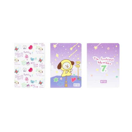 BT21 - Set di quaderni A6 CHIMMY (3 pezzi)