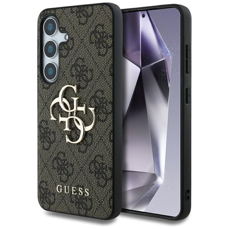 Guess Big 4G Classic Logo - étui pour Samsung Galaxy S25 (marron)
