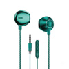 WEKOME YB08 Blackin Series - HiFi jack 3.5 mm wired headphones (Green)