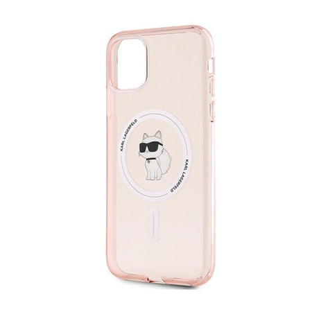 Karl Lagerfeld IML Choupette MagSafe - Case for iPhone 11 (Pink)