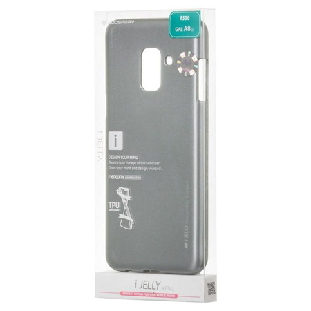 Mercury I-Jelly - Etui Samsung Galaxy A8 (2018) (szary)