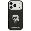 Karl Lagerfeld IML Aquarelle Karl & Logo MagSafe - Custodia per iPhone 17 Pro (Nero)