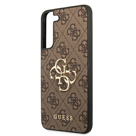 Guess 4G Big Metal Logo - Étui Samsung Galaxy S22+ (marron)