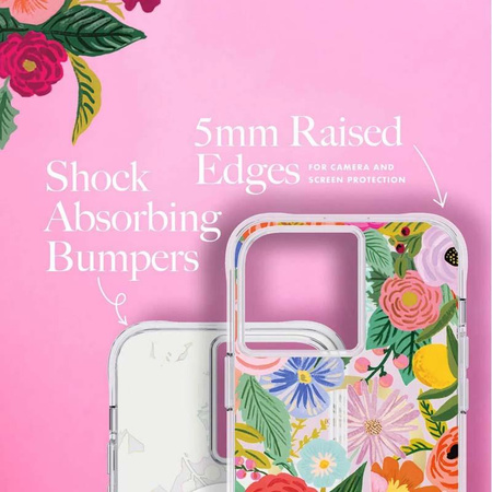 Rifle Paper Clear MagSafe - Case for iPhone 14 Pro Max (Garden Party Blush)