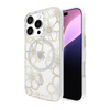 Case-Mate Floral Gems MagSafe - iPhone 16 Pro Tasche (Gold)