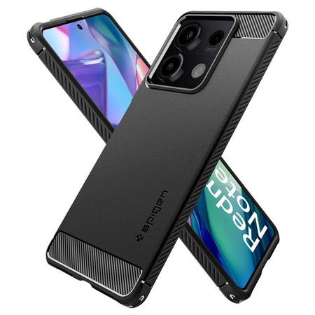 Spigen Rugged Armor - Case for Xiaomi Redmi Note 13 5G (Matte Black)