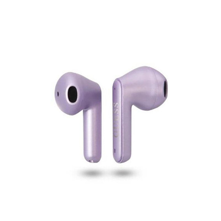 Guess Triangle Logo - TWS Earphones + Docking Station (Purple)