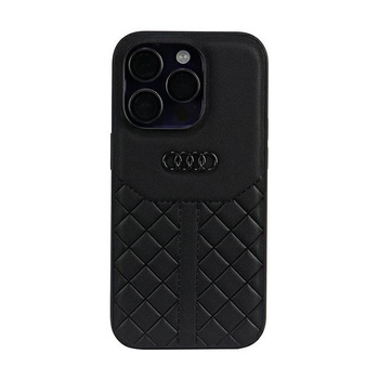 Audi Genuine Leather - iPhone 14 Pro Case (Black)