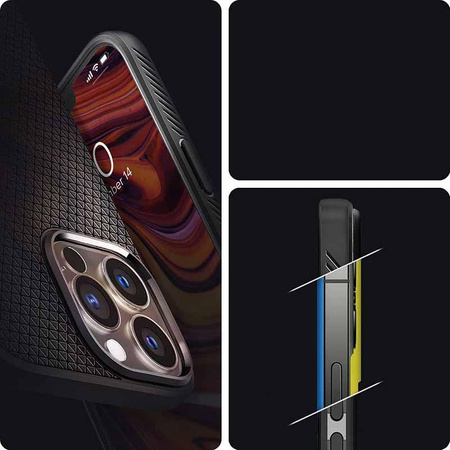 Spigen Liquid Air - Coque pour iPhone 13 Pro Max (Noir)