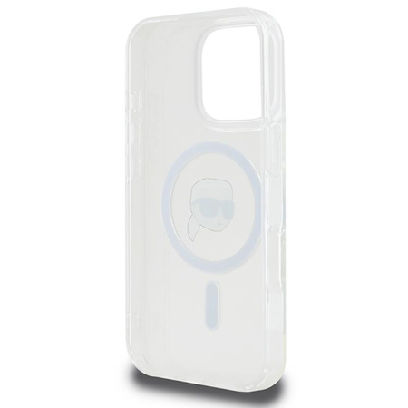 Karl Lagerfeld IML Metal Karl Head MagSafe - iPhone 16 Pro Max Case (white)