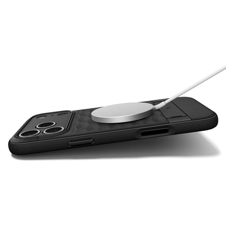 Spigen Parallax S Mag MagSafe – Hülle für iPhone 17 Pro Max (Matte Black)