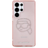 Karl Lagerfeld Rhinestones Karl Head Logo - pouzdro pro Samsung Galaxy S25 Ultra (růžové)