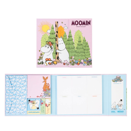 Moomins - Weekly Planner A4 with Sticky Notes