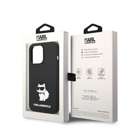 Karl Lagerfeld Silicone NFT Choupette - iPhone 14 Pro Max Case (black)