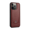 Mercedes Leather Urban Line - Étui pour iPhone 14 Pro (rouge)