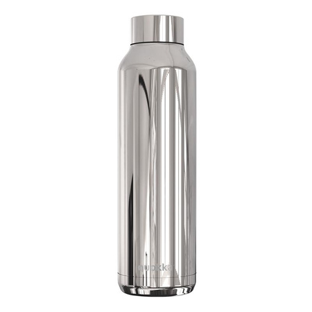 Quokka Solid - Edelstahl-Thermoflasche 630 ml (Sleek Silver)