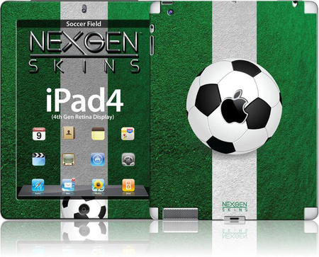 Nexgen Skins - iPad 2/3/4 3D effect case skin set (Soccer Field 3D)