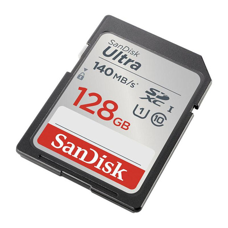 SanDisk Ultra SDXC - Karta pamięci 128 GB Class 10 UHS-I 140 MB/s