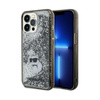 Karl Lagerfeld Liquid Glitter Choupette - iPhone 13 Pro Tasche (Transparent)