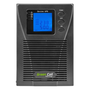 Green Cell - Zasilacz awaryjny UPS Online MPII 1000VA 900W z wyświetlaczem LCD