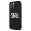 Karl Lagerfeld Silicone Stack Logo - Etui iPhone 13 (czarny)