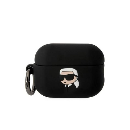 Karl Lagerfeld Silicone NFT Karl Head 3D - AirPods Pro 2 Case (black)