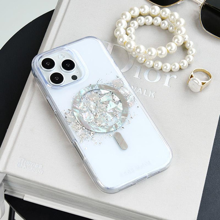 Case-Mate Karat MagSafe - iPhone 16 Pro Max case decorated with mother of pearl (A Touch of Pearl)