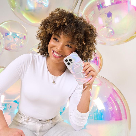 Case-Mate Soap Bubble MagSafe - Hülle für iPhone 16 Pro (Iridescent)