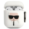 Karl Lagerfeld - Étui pour Apple Airpods (blanc)